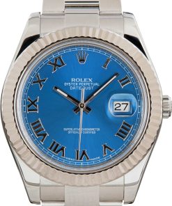 HandMade The Rolex Datejust II Ref 116334 Blue Roman Dial