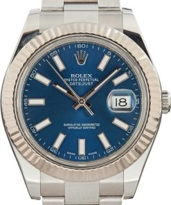 HandMade The Rolex Datejust II Ref 116334 Blue Superluminova Index Dial