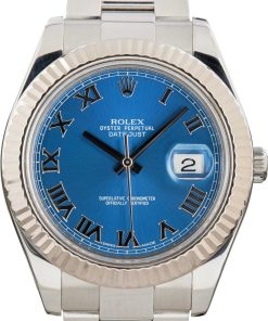HandMade The Rolex Datejust II Ref 116334 Blue Roman Dial