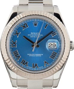 HandMade The Rolex Datejust II Ref 116334 Blue Roman Dial