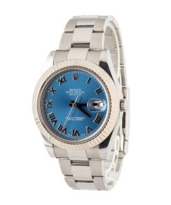 Alternative view of HandMade The Rolex Datejust II Ref 116334 Blue Roman Dial