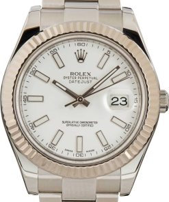 HandMade The Rolex Datejust II 116334 41MM White Dial