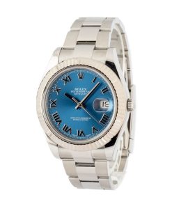 Alternative view of HandMade The Rolex Datejust II Ref 116334 Blue Roman Dial