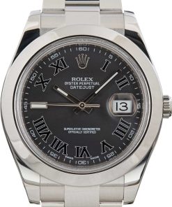 HandMade The Rolex Datejust II Ref 116300 Black Roman Dial