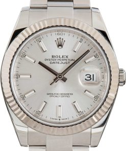 HandMade The Rolex Datejust 41 Ref 126334 Silver Chromalight Dial