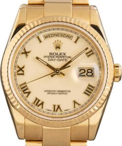HandMade The Rolex Day-Date 118238 Ivory Roman Dial