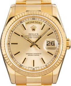 HandMade The Rolex Day-Date ref 1182380 18k Yellow Gold