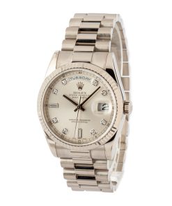 Alternative view of HandMade The Rolex Diamond President 118239 White Gold