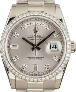 HandMade The Rolex Platinum President 118346 Diamond Dial & Bezel