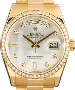 HandMade The Rolex Day-Date Ref 118348 Mother of Pearl Dial