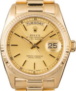 HandMade The Rolex Day-Date 18038 Yellow Gold President
