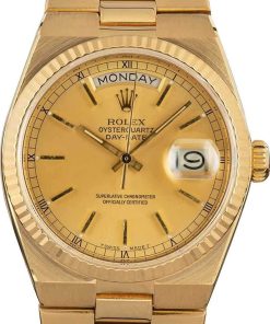 HandMade The Rolex Day-Date OysterQuartz 19018 18k Yellow Gold