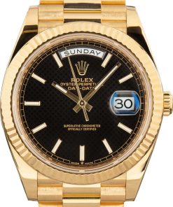 HandMade The Rolex Day-Date 40 Ref 228238 Black Motif Dial