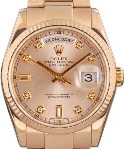 HandMade The Rolex Day-Date 36 Ref 118235 Pink Diamond Dial