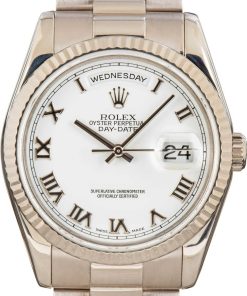 HandMade The Rolex Day-Date 36 Ref 118239 White Roman Dial