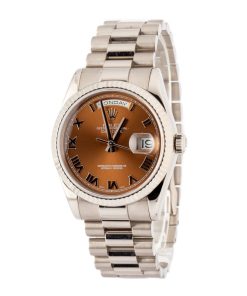 Alternative view of HandMade The Rolex Day Date 118239 Havana Brown Dial