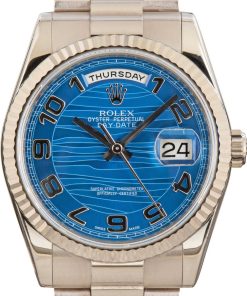 HandMade The Rolex Day-Date 36 ref 118239 Blue Wave Dial