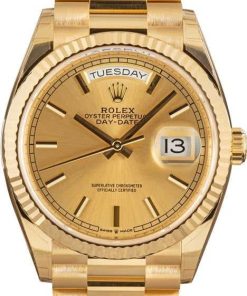 HandMade The Rolex Day-Date 128238 18k Yellow Gold