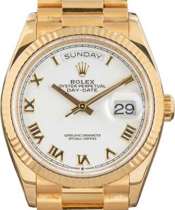 HandMade The Rolex Day-Date President 128238 White Roman Dial