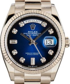 HandMade The Rolex Day-Date 128239 Blue Diamond Dial