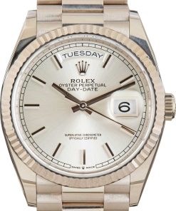 HandMade The Rolex Day-Date 36 Ref 128239 Silver Dial