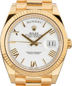 HandMade The Rolex Day-Date 40 228238 White Roman Dial