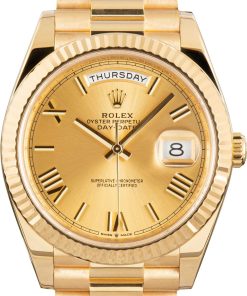 HandMade The Rolex Day-Date 40 Ref 228238 Champagne Roman Dial