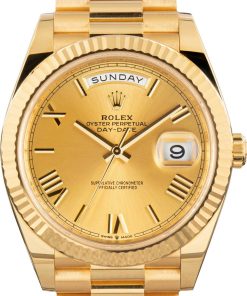HandMade The Rolex Day-Date 40 Yellow Gold 228238 Champagne Roman Dial