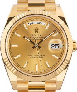 HandMade The Rolex Day-Date 40 Yellow Gold 228238 Champagne Dial