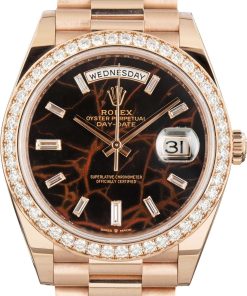 HandMade The Rolex Day-Date 40 228345 Eisenkiesel Diamond Dial