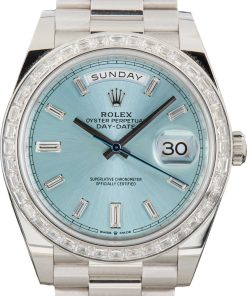 HandMade The Rolex Day-Date 40 Ref 228396 Ice Blue Dial