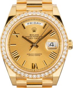 HandMade The Rolex Day-Date 40 Ref 228348 Diamond Bezel