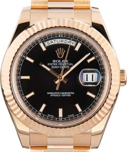 HandMade The Rolex Day-Date II Ref 218235 Black Dial
