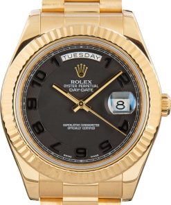 HandMade The Rolex President Day-Date II Ref 218238 18k Yellow Gold