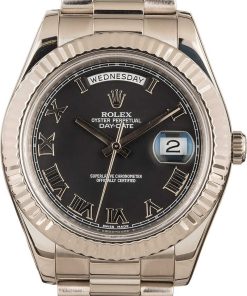HandMade The Rolex President Day-Date II Ref 218239 Black Dial