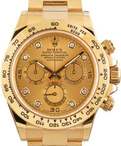 HandMade The Rolex Daytona Ref 116508 Champagne Diamond Dial