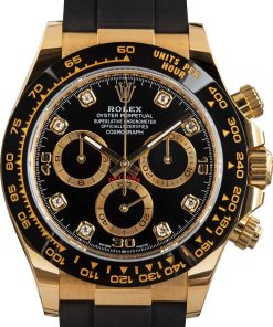 HandMade The Rolex Daytona Ref 116518 Black Diamond Dial