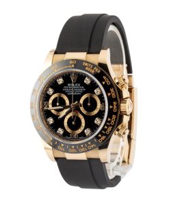 Alternative view of HandMade The Rolex Daytona Ref 116518 Black Diamond Dial