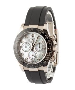 Alternative view of HandMade The Rolex Daytona Ref 116519 Mother of Pearl Diamond Dial