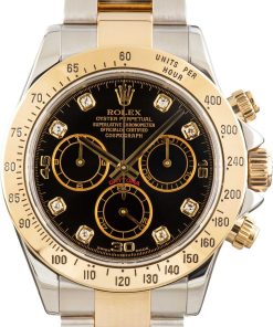 HandMade The Rolex Daytona Ref 116523 Black Diamond Dial