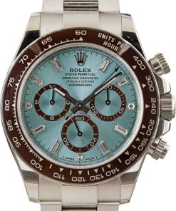 HandMade The Rolex Daytona 126506 Ice Blue Baguette Diamond Dial