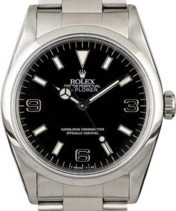HandMade The Rolex Explorer 14270 Rare Blackout Dial