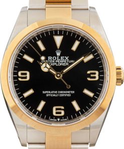 HandMade The Rolex Explorer 36 124273 Steel & 18k Gold