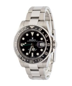 Alternative view of HandMade The Rolex GMT Master II Ref 116710 Black Dial