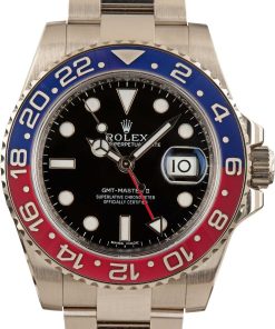 HandMade The Rolex GMT- Master II Ref 116719 White Gold Oyster Pepsi
