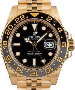 HandMade The Rolex GMT-Master II Ref 126718 18k Yellow Gold Jubilee