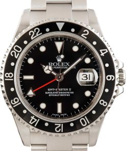 HandMade The Rolex GMT-Master II Ref 16710 Stainless Steel Black Dial