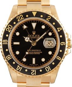 HandMade The Rolex GMT-Master II ref 16718 18k Yellow Gold