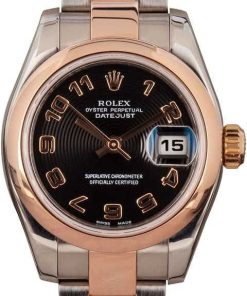 HandMade The Rolex Datejust 179161 Black Concentric Dial