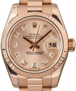 HandMade The Ladies Rolex Datejust 179175 Everose Gold
